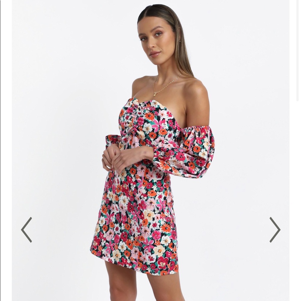 DAKOTA DRESS IN PINK FLORAL - L - Picture 3 of 6